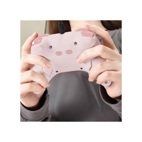 Gamepad - Nintendo Switch och Switch 2 - Trådbunden - Rosa - Horipad Turbo - Programmerbara knappar - Hori