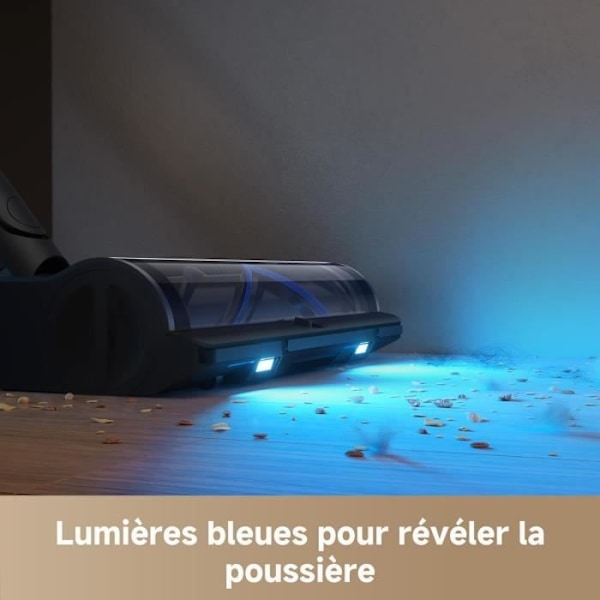 MOVA S4 Detect - Sladdlös stickdammsugare - 150 AW - Maximal batteritid på 90 minuter - OptiInsigh Multi-Surface Brush
