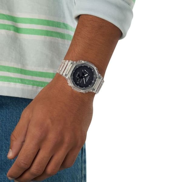 Titta på G -SHOCK - CASIO - Chockbeständig - Multifunktion - Transparent vit