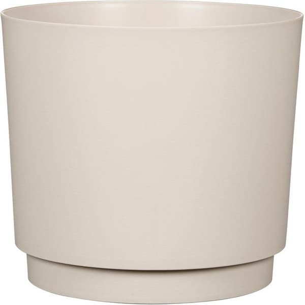 Rund blomkruka - DEROMA - 236 - 13 L - Ø 29 cm - Beige