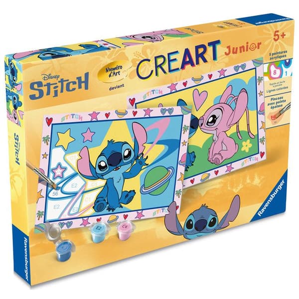 Ravensburger  CreArt Junior  Sifferkonst  Stygn  Måla efter siffror Kit  Från 5 år  12023214
