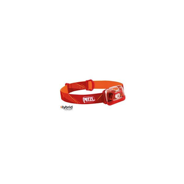 Strålkastare - PETZL - TIKKINA - 300 lumen - 3 AAA/LR03-batterier ingår - Röd