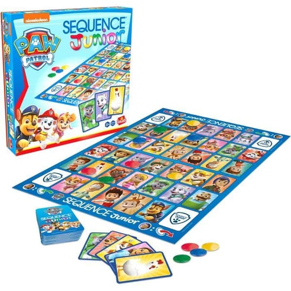 Brädspel - GOLIATH - Paw Patrol Junior Sequence - Familjespel för 3-åringar