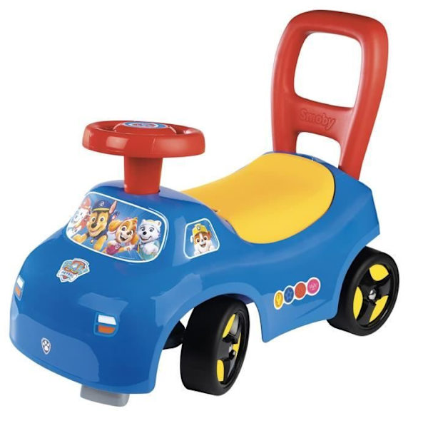 Smoby - 2 i 1 barnvagn - Paw Patrol - Box under sadeln + horn - Från 10 månader - Tillverkad i Frankrike