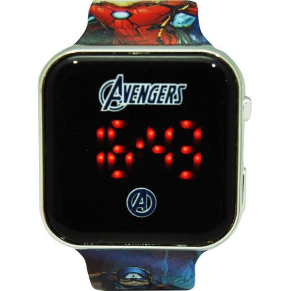 LED-klocka - BARNLICENSERING - Avengers - Ålder 4+