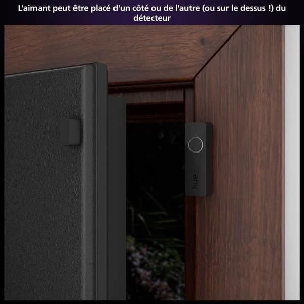 Kontaktsensorer - Philips Hue - Secure - x 2 - Svart - Enkel installation - Appstyrning