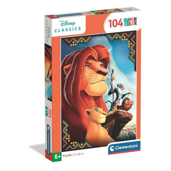 CLEMENTONI - 104 bitar - Lejonkungen