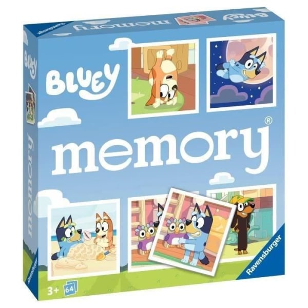 Ravensburger-BLUEY-Grand memory Bluey-4005556226467-Från 3 år