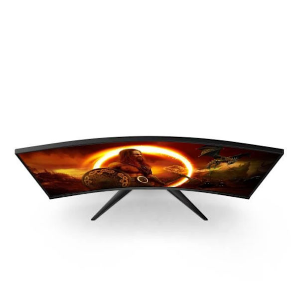 PC Gamer-skärm - AOC - CQ32G2SE/BK - 31,5 VA Curved QHD 1ms 165Hz HDMI DisplayPort HP Pivot Freesync Premium