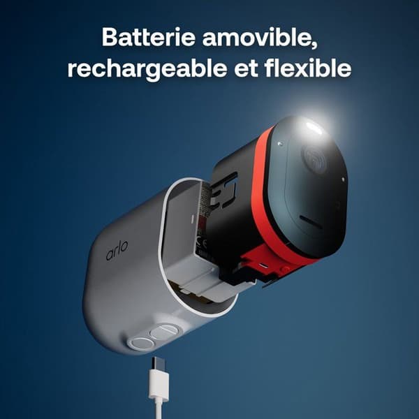 Arlo Pro 6 2K+ övervakningskamerakit med 2 kameror