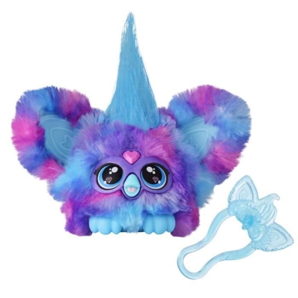 Furby Furblets Luv-Lee K-Pop, Mini Electronic Plysh Toy för flickor och pojkar, 45+ ljud, 6 år och uppåt, Hasbro