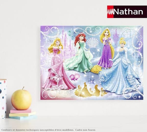 DISNEY-PRINSESSER Sparkling Princesses Puzzle - Disney