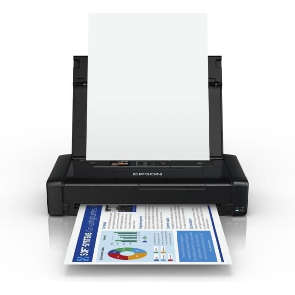 A4 bläckstråleskrivare - EPSON - WorkForce WF-110W - Trådlöst Wi-Fi och Wi-Fi Direct - Bläckkompatibilitet: EPSON 266 och 267