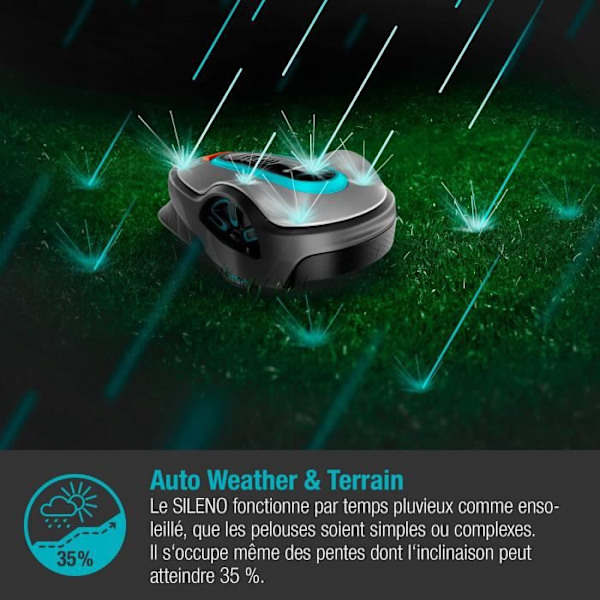 GARDENA robotgräsklippare - SILENO life 1000 - 15102-26