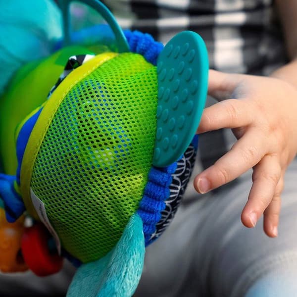 BABY EINSTEIN Ocean Explorers Neptunes Sensory Sidekick plyschleksak, från födseln