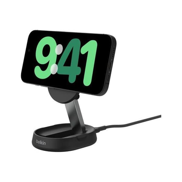 Magnetiskt laddningsställ - BELKIN - Qi2 - 15W - Svart