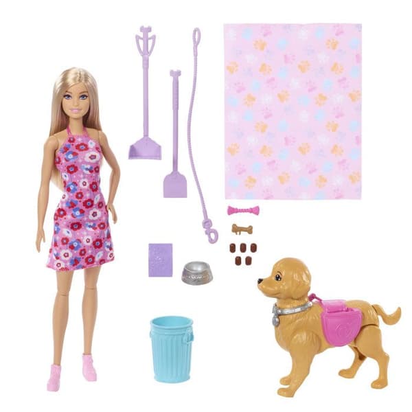 Docka - MATTEL - JJB46 - Vandringsvalp - Potträning - Tillbehör ingår
