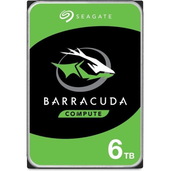 SEAGATE - Intern hårddisk - BarraCuda - 6 TB - 5.400 varv / min - 3.5 (ST6000DM003)
