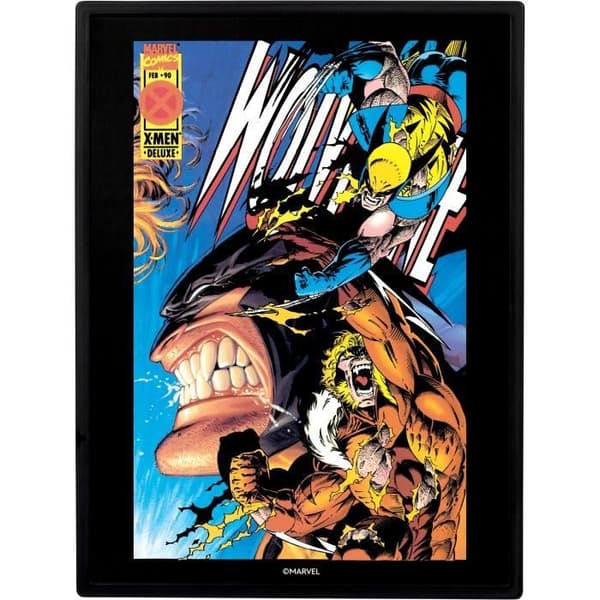 Figur - FANDROP x STAR WARS - Wolverine vs Sabretooth - Display med kultscen + miniaffisch - 18 cm