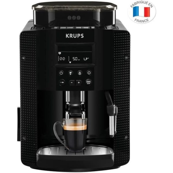 KRUPS YY8135FD Automatisk espressomaskin med kvarn - Svart