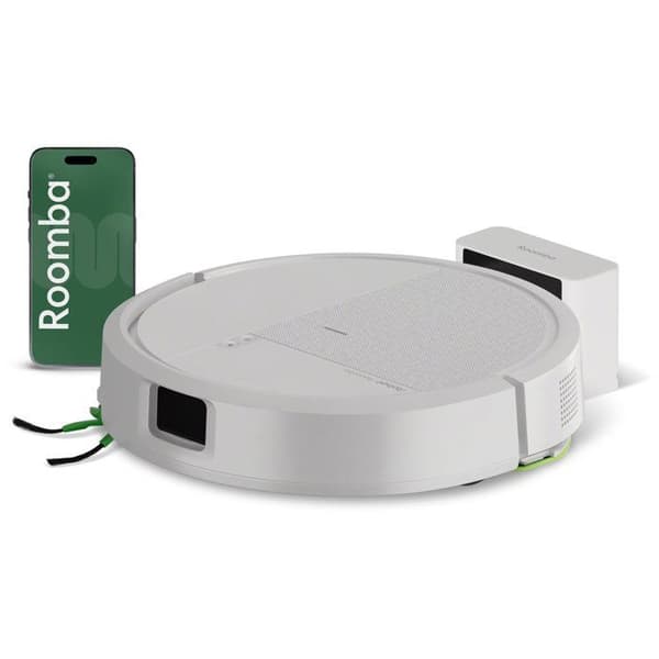 iRobot ROOMBA 115 - Robotdammsugare och mopp - 15 000 Pa - 240 ml - Vit