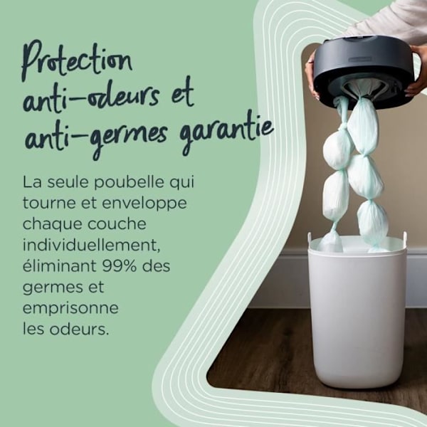 Tommee Tippee - Twist & Click trills refills x18 - Kompatibel med TEC-bricka