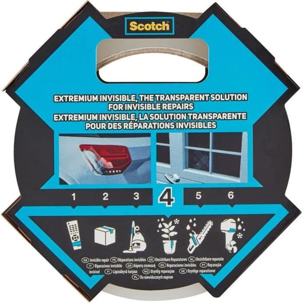 3M Invisible Extremium Repair Cloth - Transparent - 20mx48mm