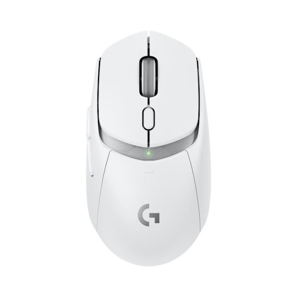 Logitech G309 LIGHTSPEED trådlös mus, lätt, LIGHTFORCE hybrid switch, HERO 25K sensor - Vit Vit
