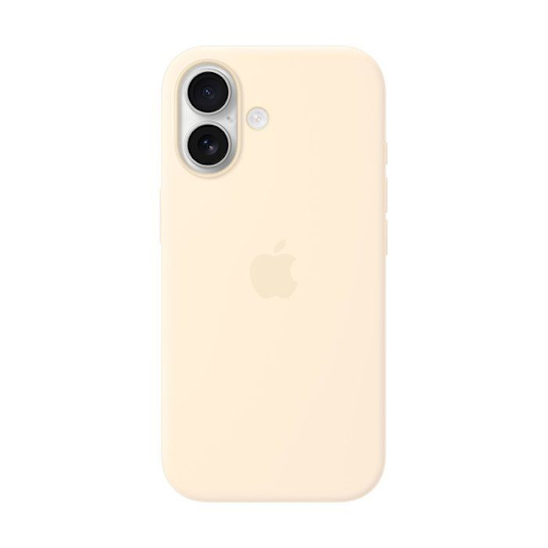 APPLE iPhone 17 - Silikonskal med MagSafe - Vanilj