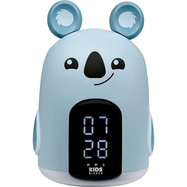 Nattljus väckarklocka - BIGBEN - Koala form - LED display, 3 melodier, Justerbar intensitet, Strömförsörjning. 230V