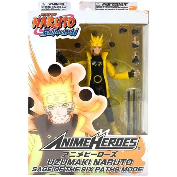 BANDAI - Anime Heroes Figur Naruto - Six Paths Sage Mode
