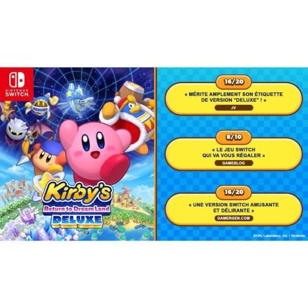 Kirbys återkomst till Dream Land Deluxe - Standard Edition | Nintendo Switch -spel