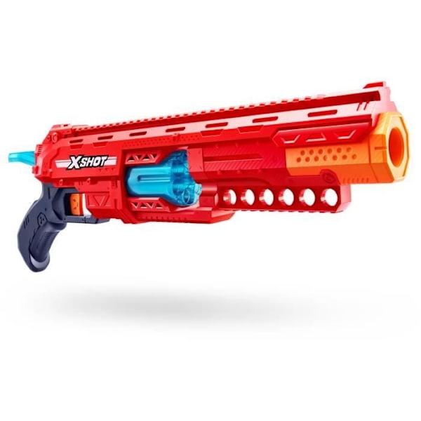 Dart Launcher - ZURU - X-SHOT Caliber - Roterande fat - 27 m räckvidd - 16 pilar ingår