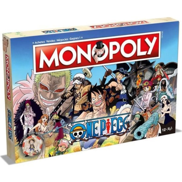 VINNING RÖRER Monopoly One Piece - fransk version