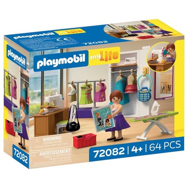 Playmobil 72082 Modedesignstudio, Mitt Liv Shopping, 64 delar, Från 4 år