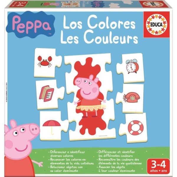 PEPPA PIG Färgerna