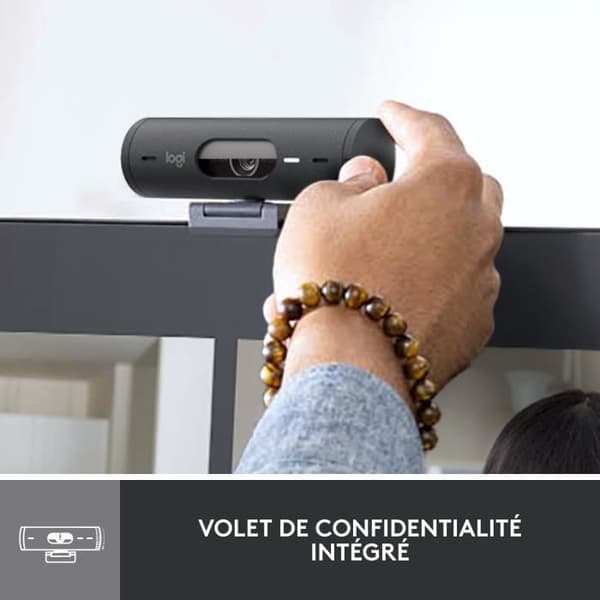 Logitech - Brio 500 HD Webcam med Auto - Graphite Expo