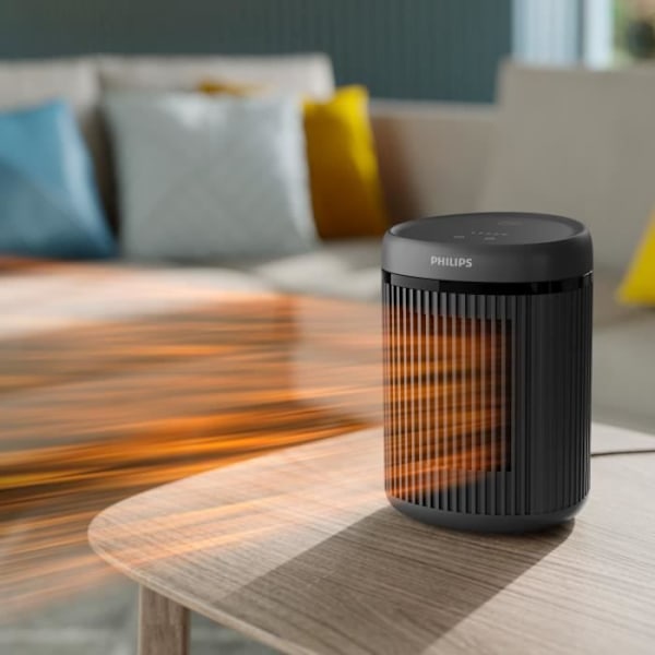 Extra värmare - PHILIPS - CX2120/01 - 1500 W - 15 m² - Svart