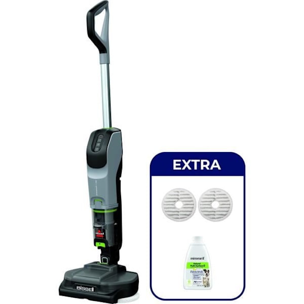 NYA BISSELL SpinWave + Vac Pet Select - Sladdlös rengöringsmedel / Dammsugare - 25,9 V - 3 lägen - 70 min