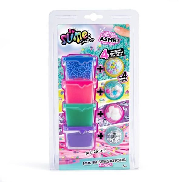 Canal Toys - So Slime DIY - Mix'in Sensations 4-pack - Kreativa hobbyer - SSC 232 - Canal Toys