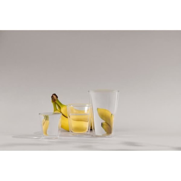 BODUM CANTEEN Ställ in 6 dubbla väggglas 0,1 l Transparent