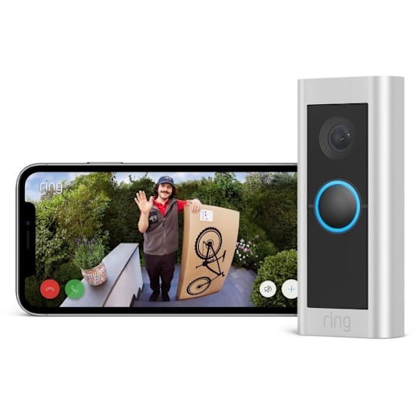 Videodörrklocka - RING - Pro 2 + DIN-skena - HB - EU
