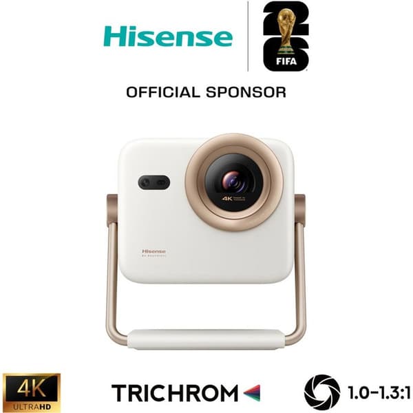 Hisense M2SE Pro DLP Triple Laser UHD 4K Smart projektor 1150 ANSI, Dolby Vision, Auto Magic 2.0, 3D FPR Vit