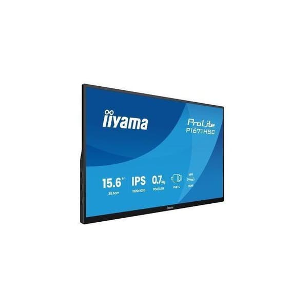 Bärbar PC-skärm - IIYAMA - 16 - Full HD - IPS-panel - 8ms - Prolite P1671HSC-B1