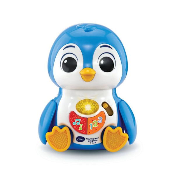 VTECH BABY - FLIP FLAP MIN PINGVIN 1, 2, 3 - Blå
