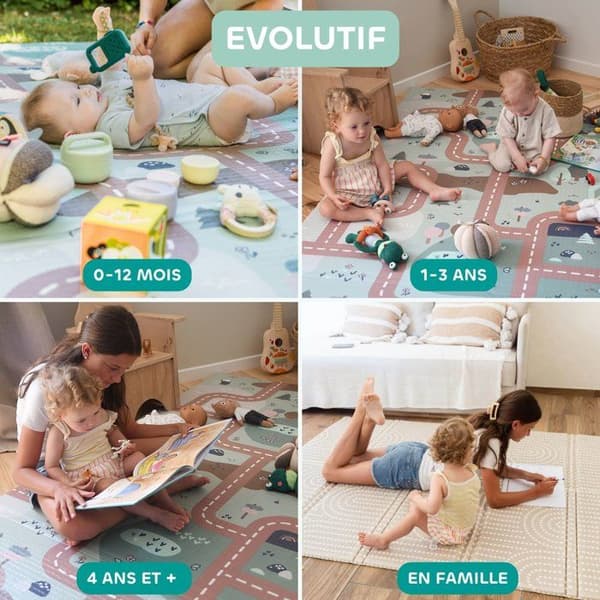 XXL Aktivitetsmatta - BEABA - Lekliv - Arch