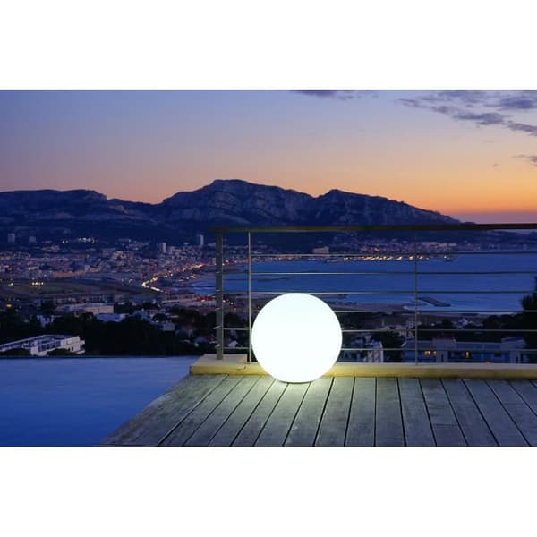 Lumisky - Wireflive Luminous Ball för LED utanför - Bobby White - Ø60cm Culot E27