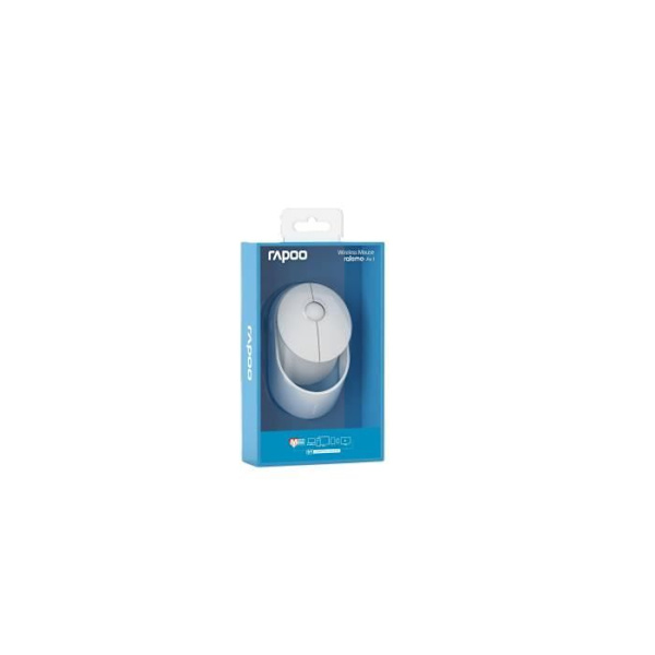 Trådlös mus - Ralemo - Air 1 - Vit - Multiläge 2.4GHz/Bluetooth - 1600 dpi