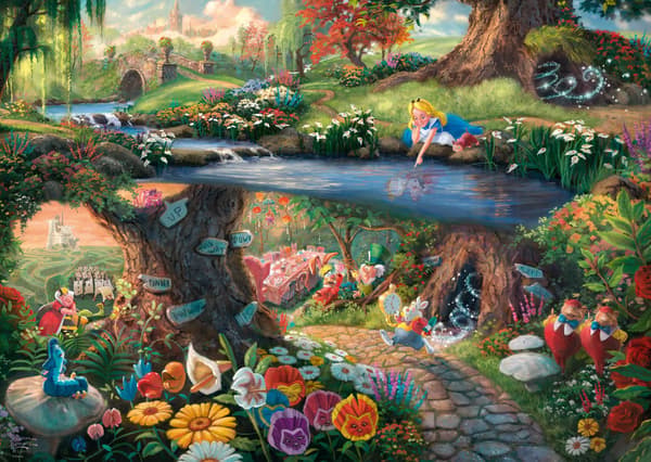 Disney pussel, Alice i Underlandet, 1000 st