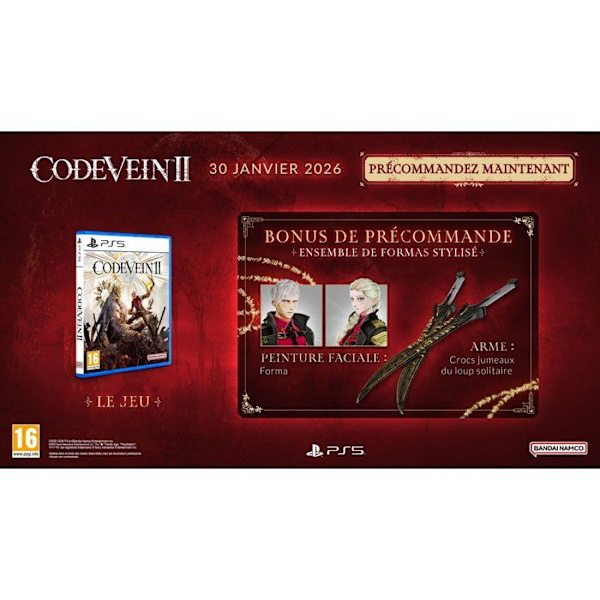 CODE VEIN II - PS5-spel